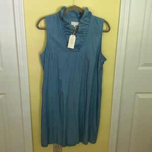 Mud Pie Sailor Dress Blue Large